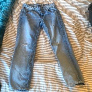 GAP girls size 7 distressed jeans